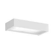 OPTIMA Applique da parete biemissione lineare in finitura Bianca, attacco R7s78, IP20, 100W, per illuminazione d'interni - Rossini Group