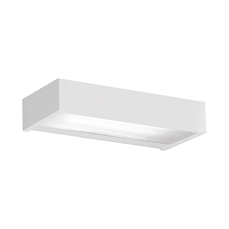 OPTIMA Applique da parete biemissione lineare in finitura Bianca, attacco R7s78, IP20, 100W, per illuminazione d'interni - Rossini Group