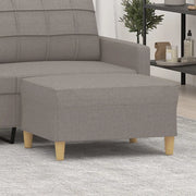 Poggiapiedi Tortora 70x55x41 cm in Tessuto 349278
