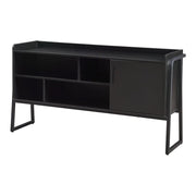 Mobile porta TV mensola porta TV per soggiorno 120 x 34 x 63 cm nero 03_0010093