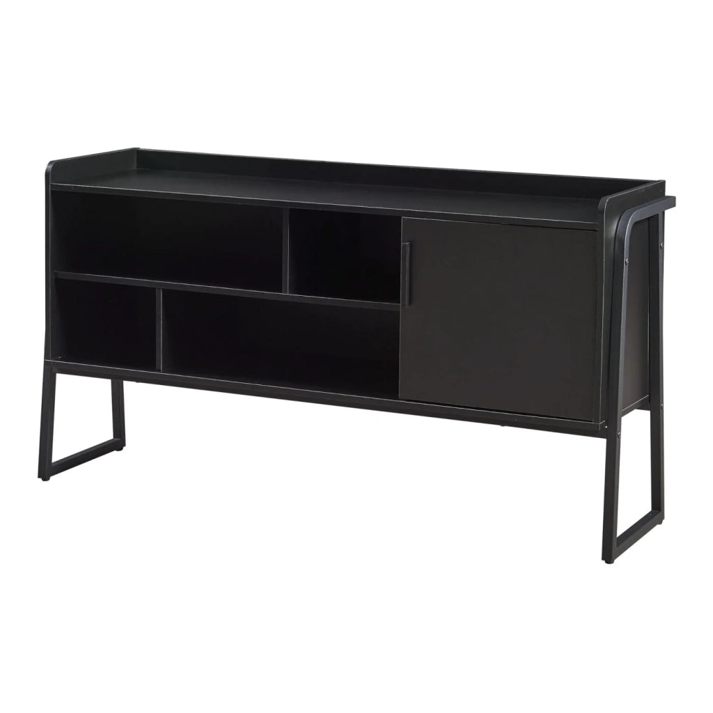 Mobile porta TV mensola porta TV per soggiorno 120 x 34 x 63 cm nero 03_0010093