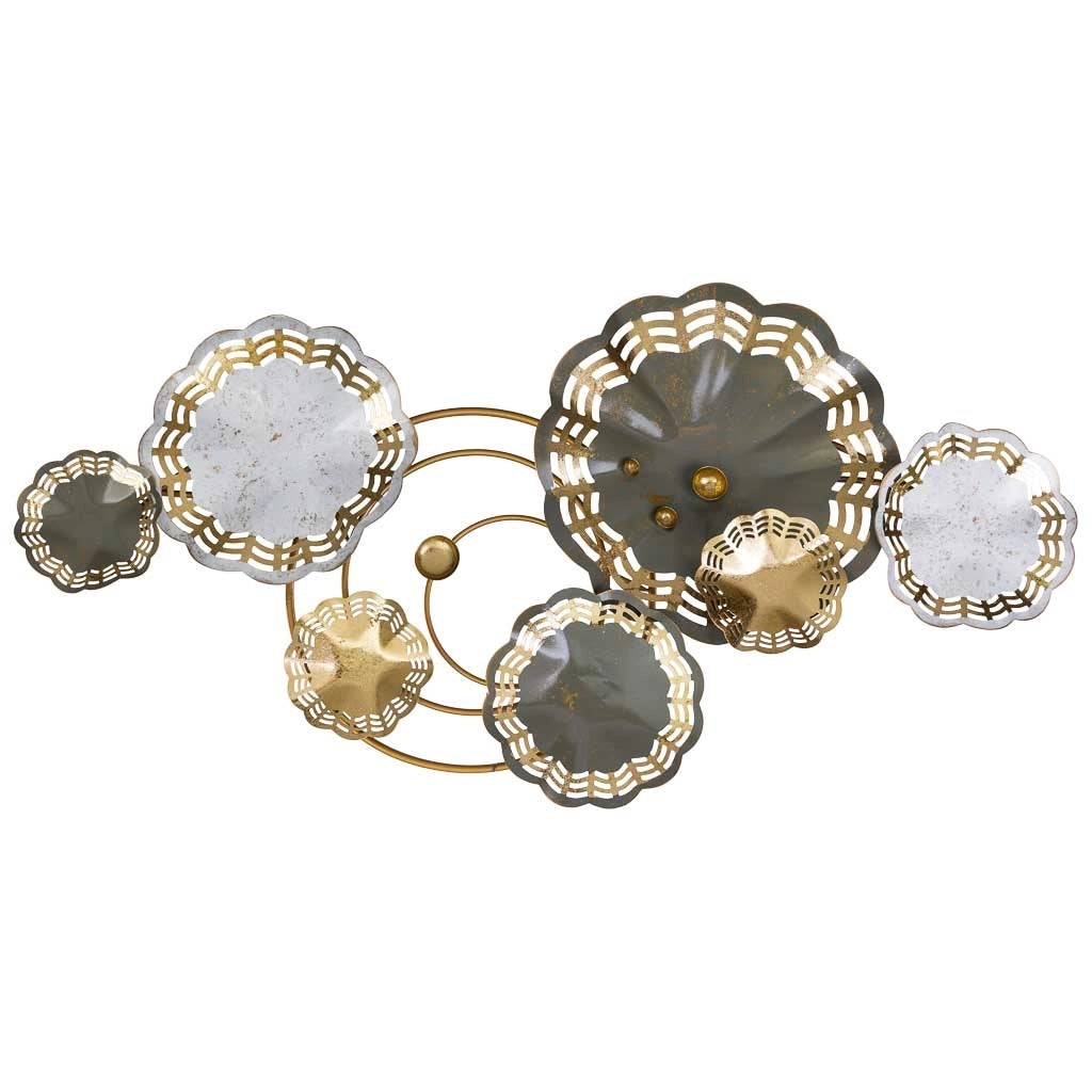Carta da parati decorativa in metallo 117,5x58,4x7,6