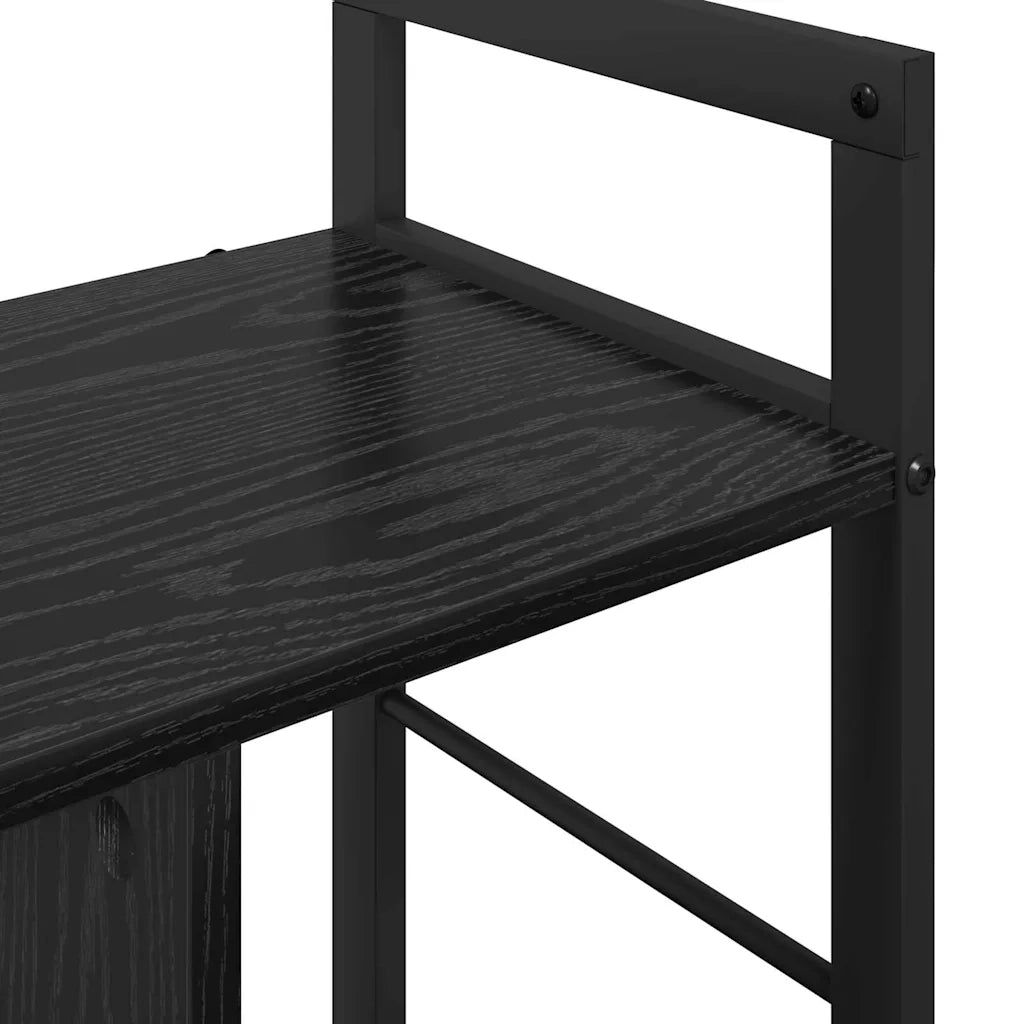 Libreria Rovere Nero 75 x 30 x 58,5 cm Legno multistrato 883976