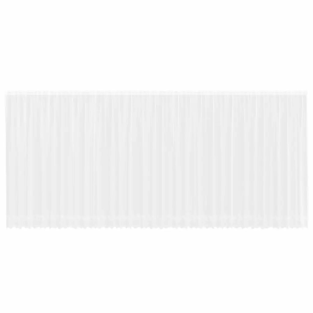 vidaXL Tende con tende Bianco 900 x 245 cm Poliestere