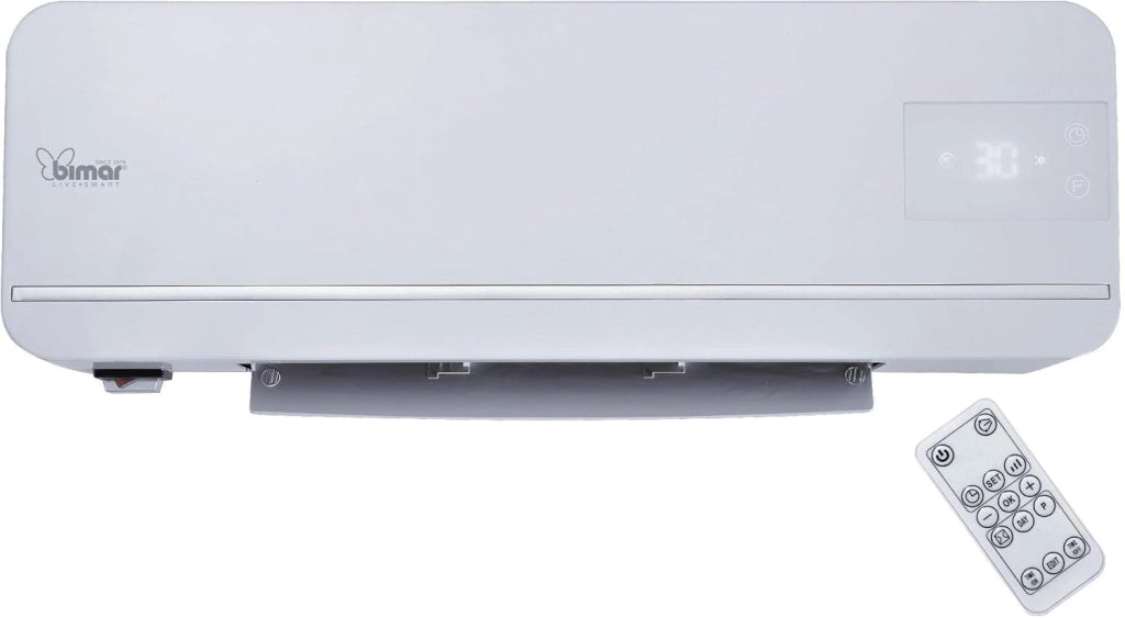 Bimar AMA05 Termoventilatore da Bagno Ceramico - Termoventilatore Basso Consumo - Scaldabagno Elettrico 2000W