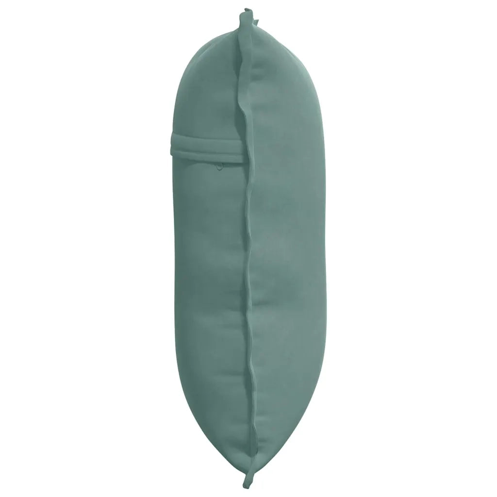 Cuscino per Schiena | Cuscino dorsale Verde Mare 60 x 50 cm Tessuto in Cords
