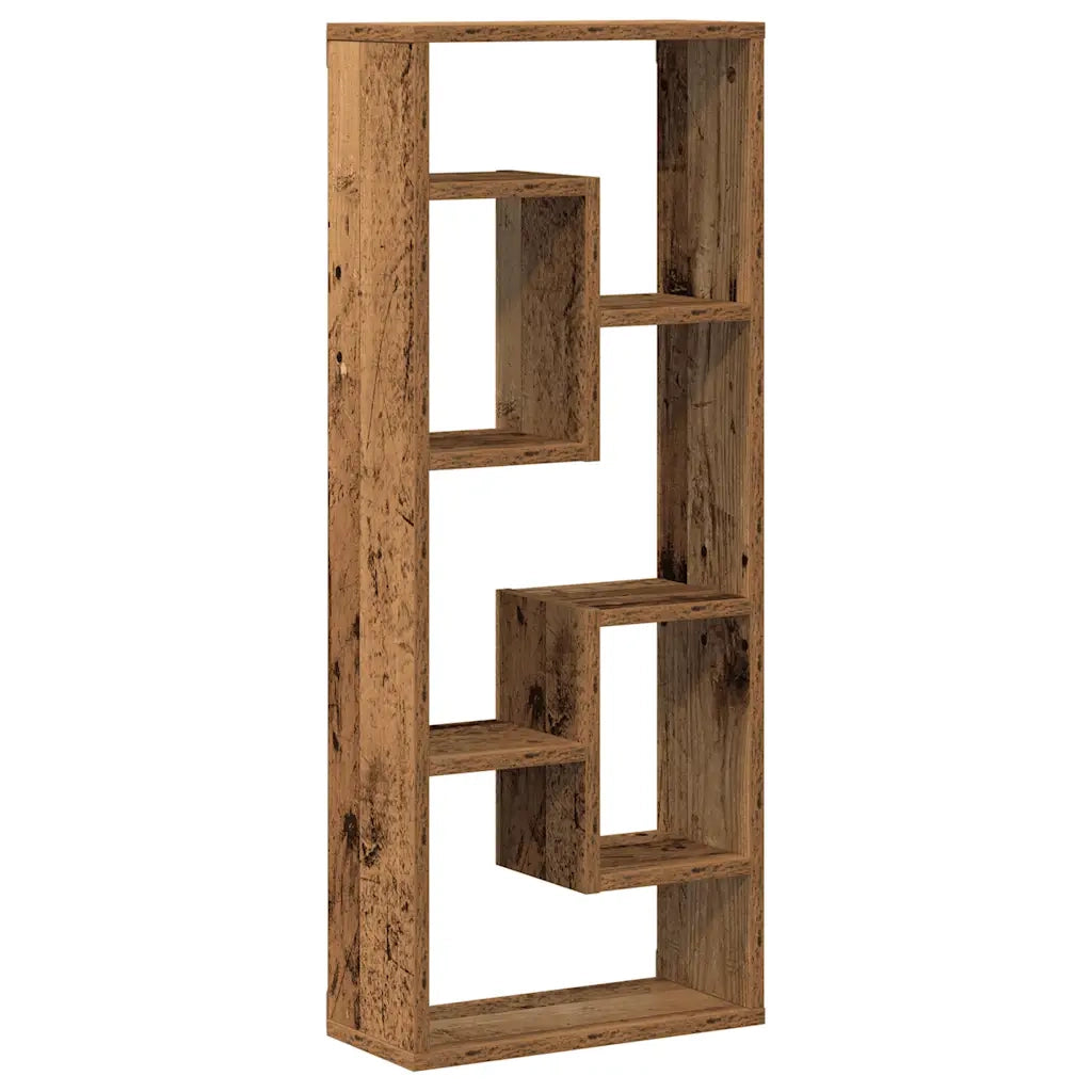 Mensola da parete in legno antico 36x16x90 cm in legno ingegnerizzato 862048