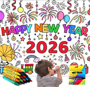 Tavolino coprente acquatica - Tavolino per bambini - Dimensioni 183 x 76 cm - Tavolino con matite colorate - Tavolino per festa di capodanno - Spazio creativo per bambini - Tavolino per feste