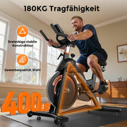 Bicicletta da spinning YOSUDA con resistenza magnetica ¨C zephmum ¨C Monitor LCD e supporto tablet