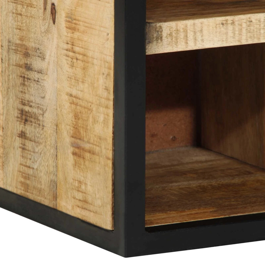 Mobile per scarpe con lo scaffale Marrone 50 x 30 x 110 cm 374092