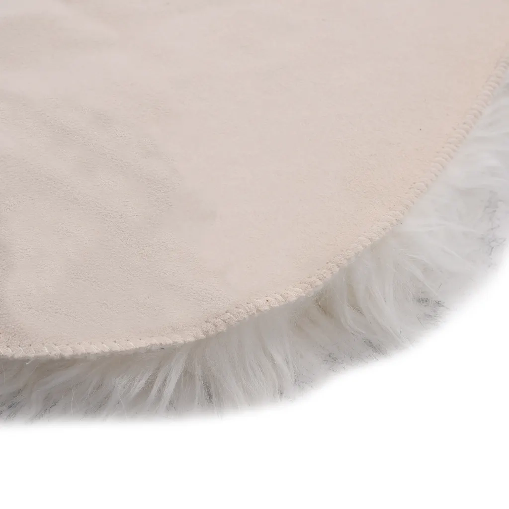 Tappeto in Similpelle di Pecora 60x90 cm Grigio Melange cod mxl 65596