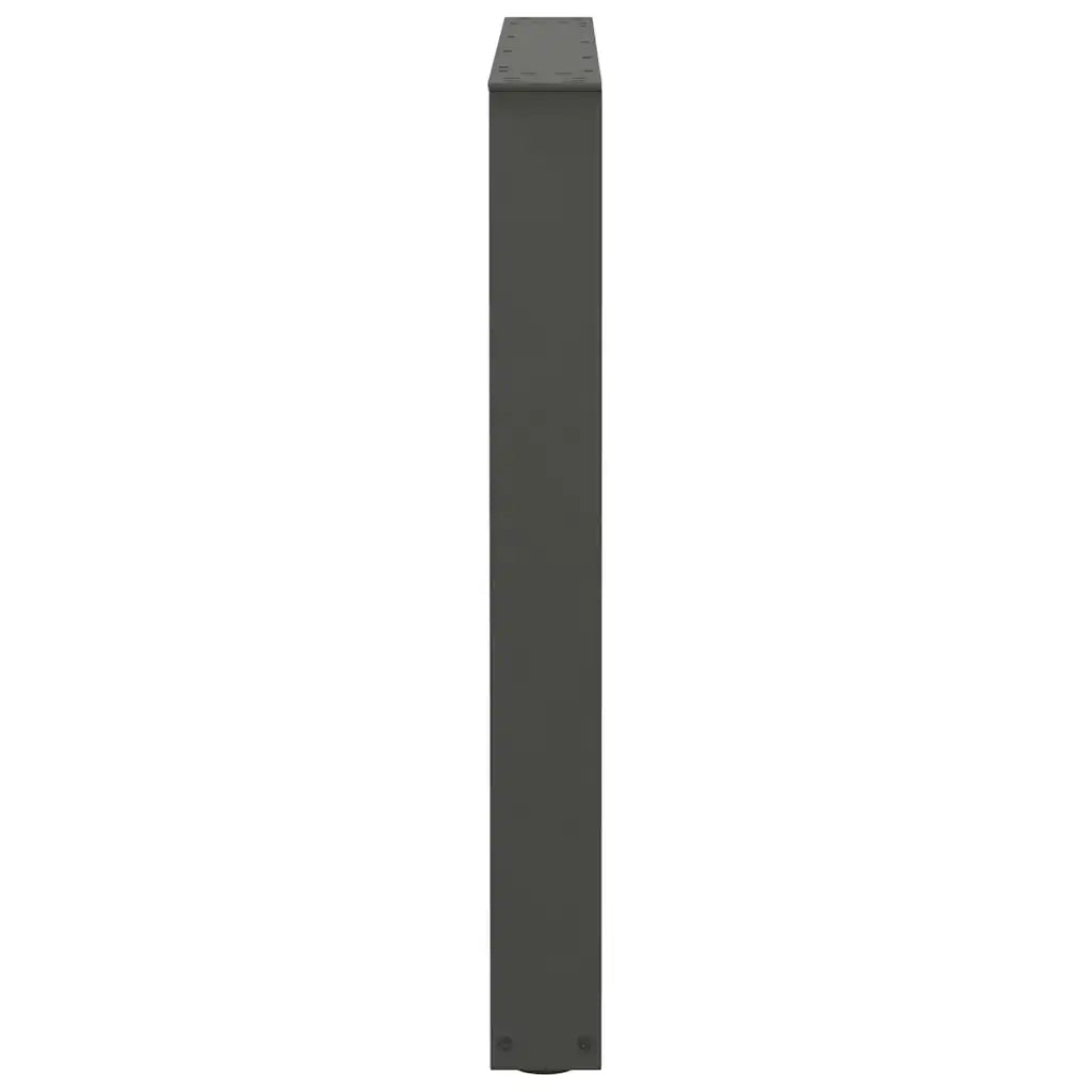 Gambe per tavolo da pranzo a forma di V 3 pz Antracite 80x(72-73,3) cm Acciaio 4012666