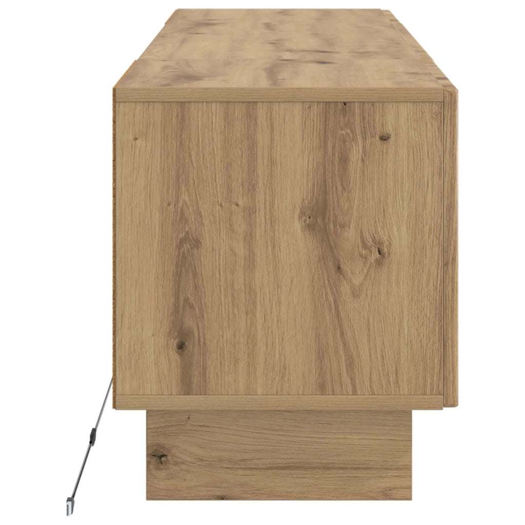 Mobile TV LED Rovere Artigianale Legno ingegnerizzato 896034