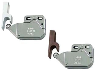 CRICCHETTO A SPINTA MINI LATCH CON RISCONTRO- - mm.33x26x11 - bianco - 50 pezzi
