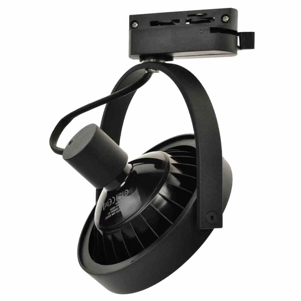 Faretto LED track per binario Milagro ML5702 nero opaco