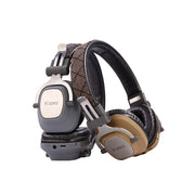 Trade Shop - Cuffie Bluetooth Senza Fili Con Cavo Jack Per Pc Smartphone Musica Maxtech Cu-bt004 -