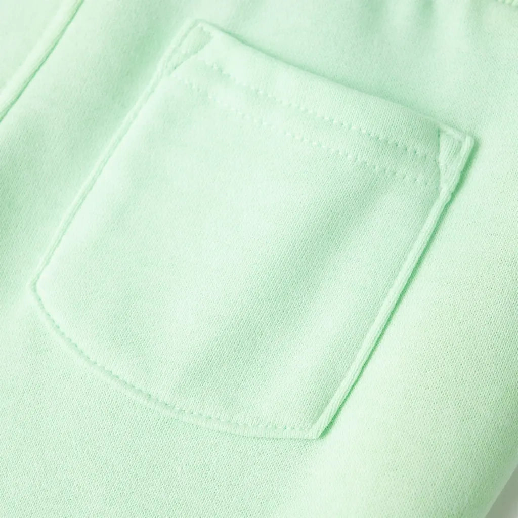 Pantaloni Tuta per Bambini Verde Brillante 128 CFW1401457