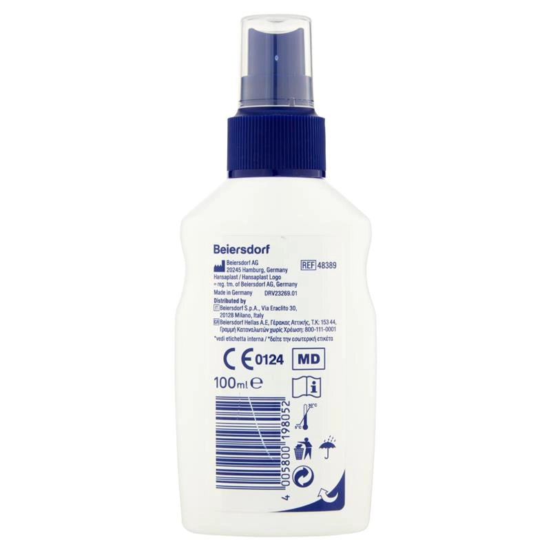 HANSAPLAST SPRAY PER FERITE 100 ML PULIZIA ANTISETTICA ANTI INFEZIONI INDOLORE