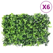 Â  Recinzione Foglie ArtificialiÂ 6 pz Verde 40x60 cm