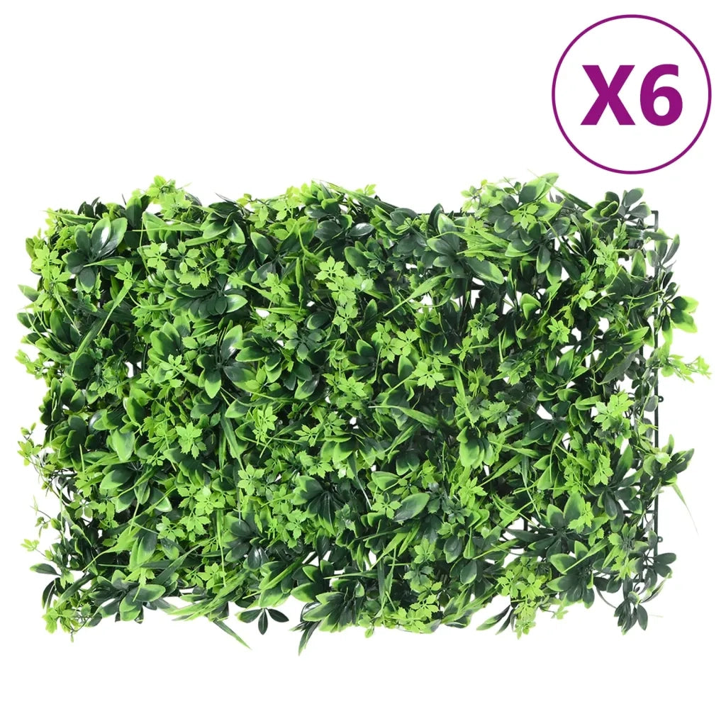 Â  Recinzione Foglie ArtificialiÂ 6 pz Verde 40x60 cm