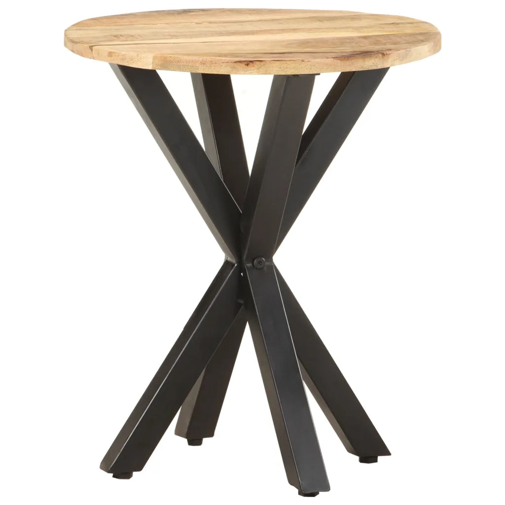 Tavolino | Tavolo laterale di Servizio 48x48x56cm in Legno Massello di Mango