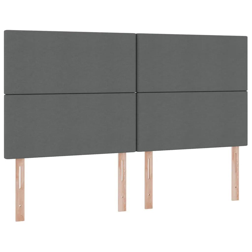Letto con contenitore e materasso Grigio scuro 160 x 200 cm 3371728