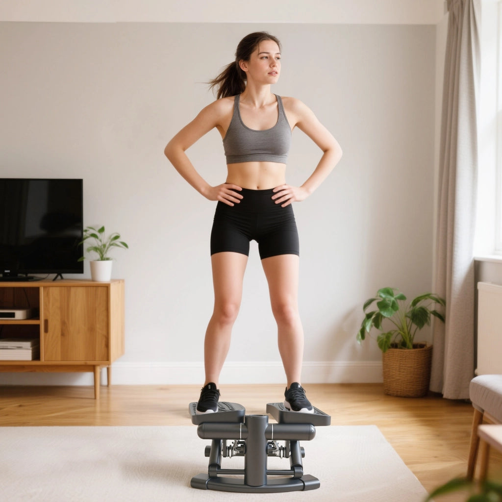 Stepper Twister 2 in 1 con Monitor LCD ¨C Zephmum ¨C Nero
