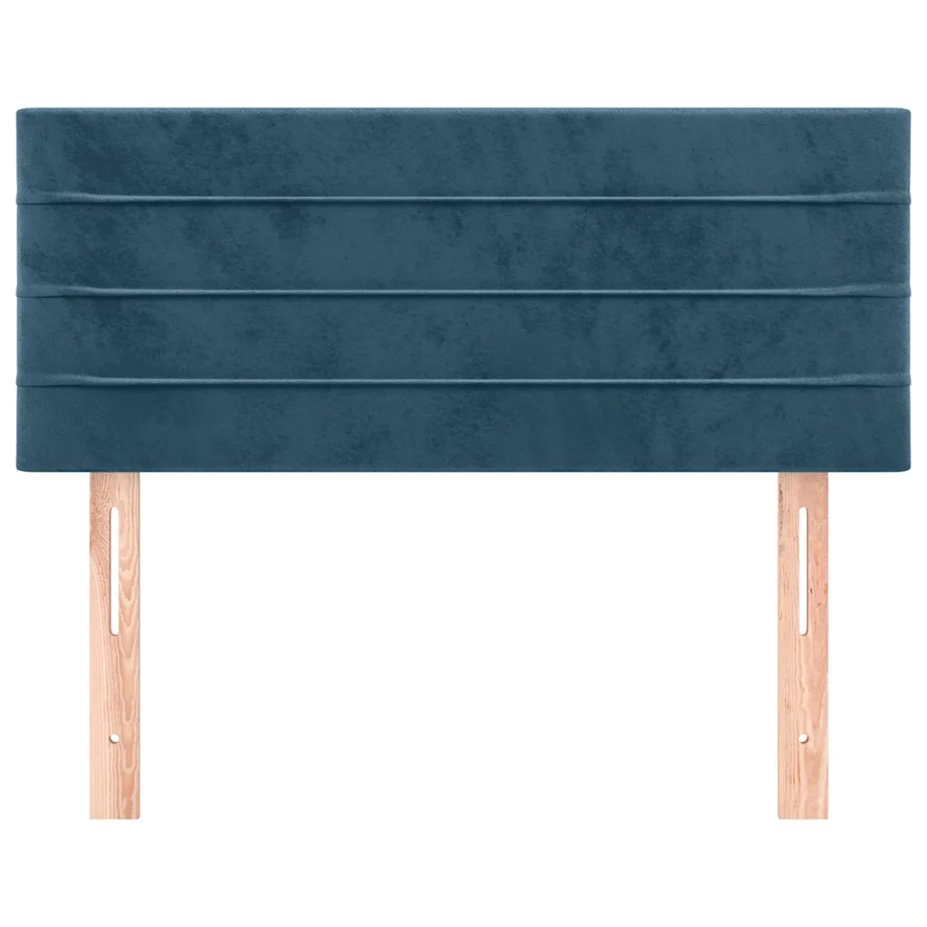 Testiera Blu scuro 90x5x78/88 cm in Tessuto