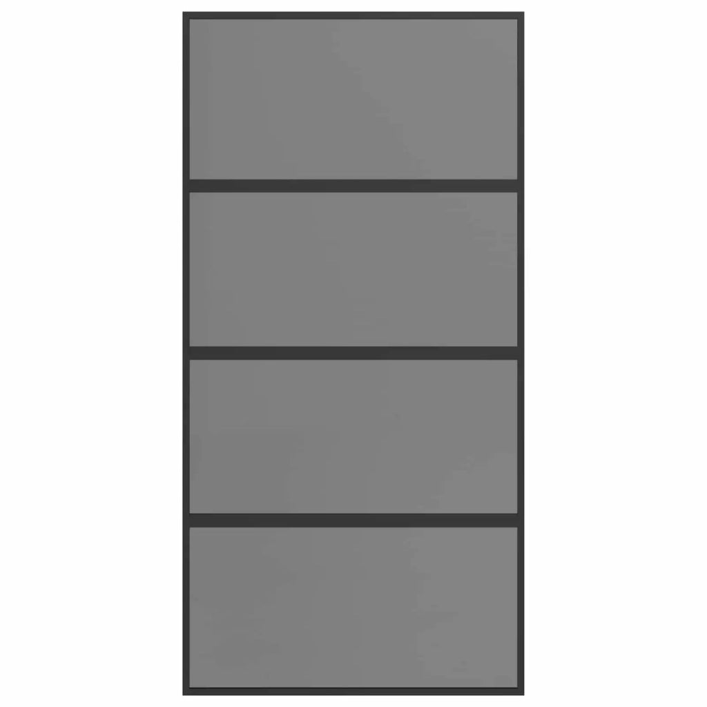 Porta scorrevole 102.5 x 205 cm Vetro Temperato e Alluminio 42054107