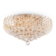 Maytoni Plafoniera contemporanea Karolina 9 luci E14 oro metallo cristallo