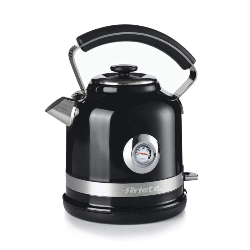 Bollitore Elettrico 2000W - Capacità 1,7L - 360° Cordless - Termometro - Nero