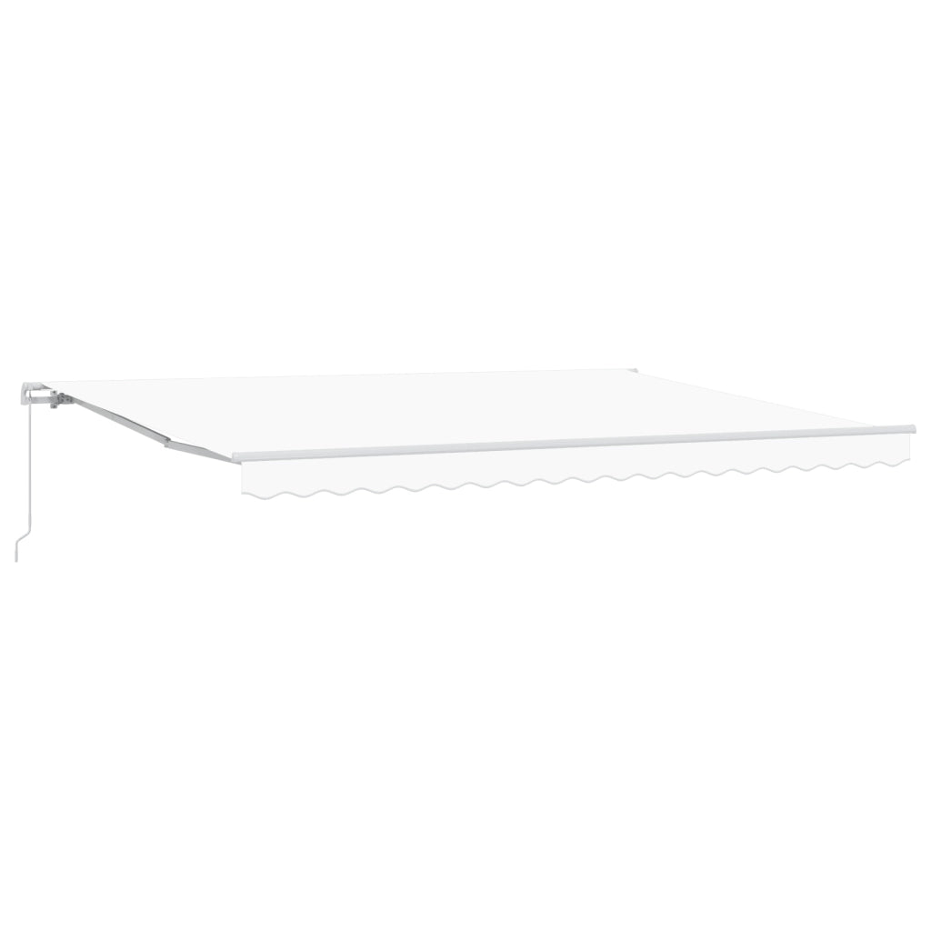 Tenda Retrattile Manuale  Bianca 450x300 cm