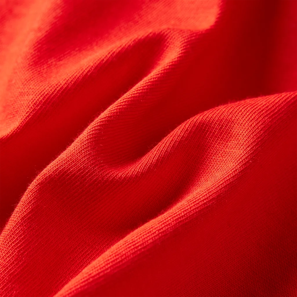 Maglietta da Bambino Maniche Lunghe Rossa 116 13296