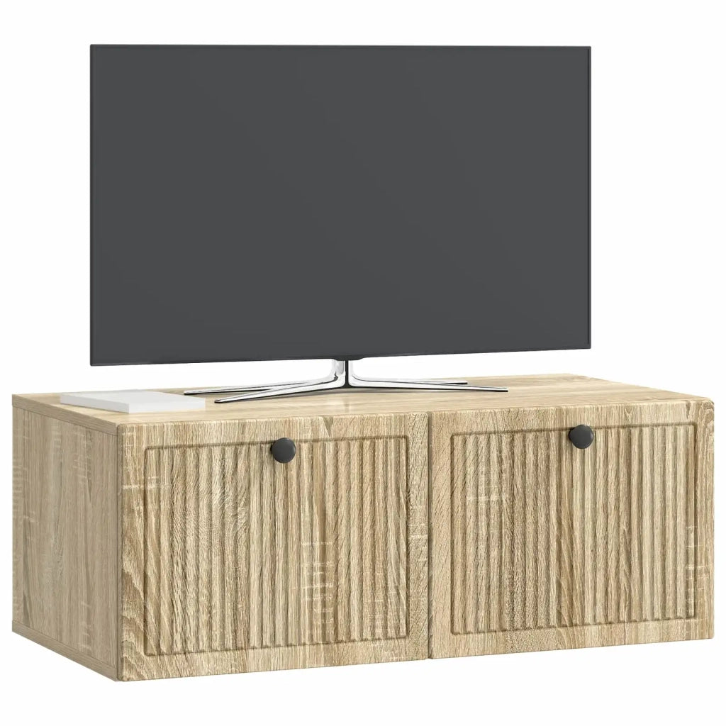 Mobile Porta TV da Muro Rovere Sonoma 78,5 x 41 x 30 cm