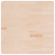 Piano Tavolo Quadrato 90x90x4 cm Massello Rovere Non Trattato 342947