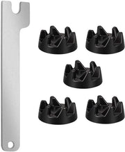 Kit di sostituzione connessore blender - 5 pezzi - Connessore con ingranaggio in gomma - Chiave inclusa