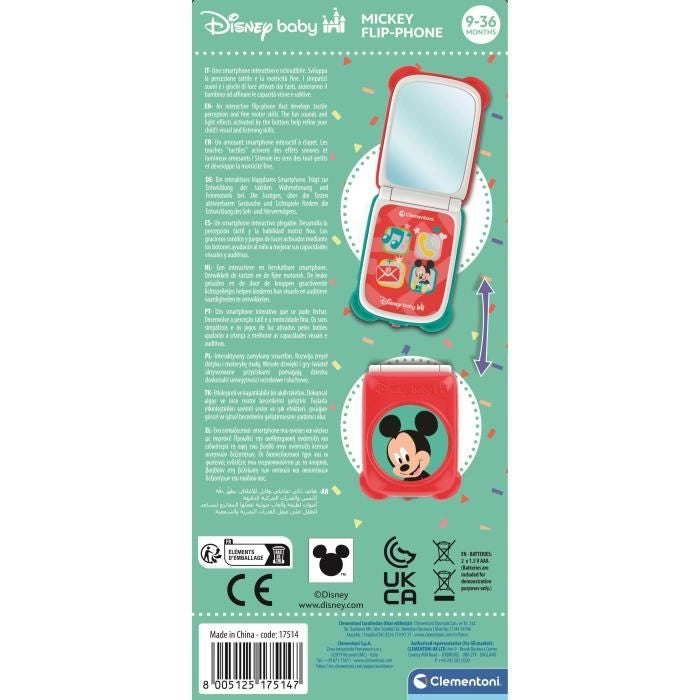 CLEMENTONI - Telefono a conchiglia - Topolino