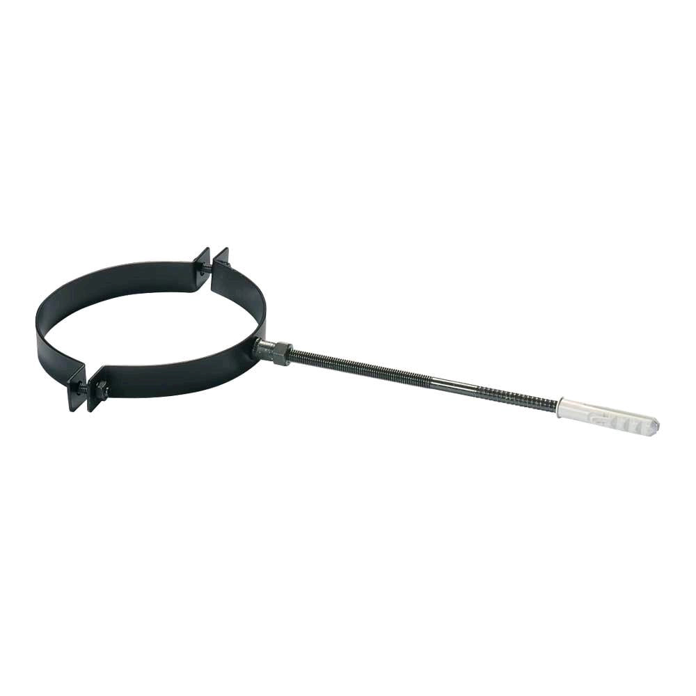 Kit 2 pz Collari per Tubi Stufa a Pellet Acciaio rivestito con smalto porcellanato 10 ⌀ cm - NN210