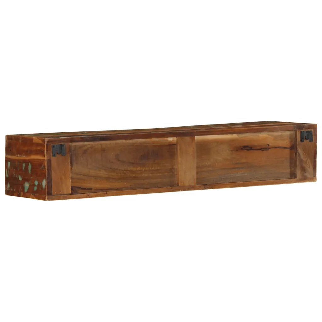 Mobile TV a Parete 100x30x19 cm in Legno Massello di Recupero 4017480