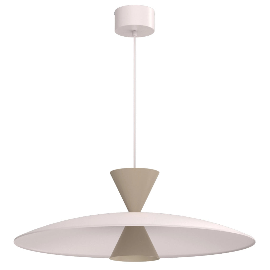 Lampada sospesa Mistic 1xGX53 cashmere acciaio Luminex