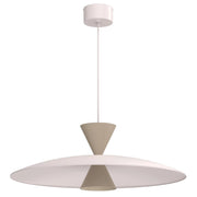 Lampada sospesa Mistic 1xGX53 cashmere acciaio Luminex