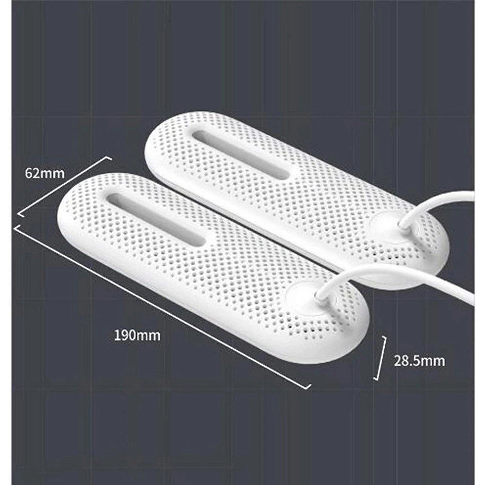 Trade Shop - Asciuga Scarpe Asciugatura Portatile 220v Solette Riscaldabili Calzini Scarponi -