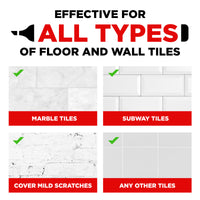 Pennarello CREMA per fughe delle piastrelle  8ml | Rinnova il colore delle fughe 