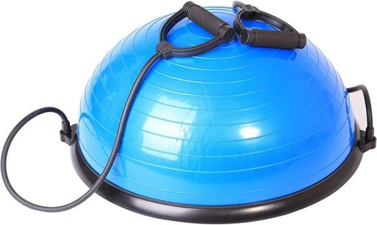 Palla di Equilibrio per Allenamento, Incluso Cavo di Allenamento, 62 cm, Peso Massimo 120 kg