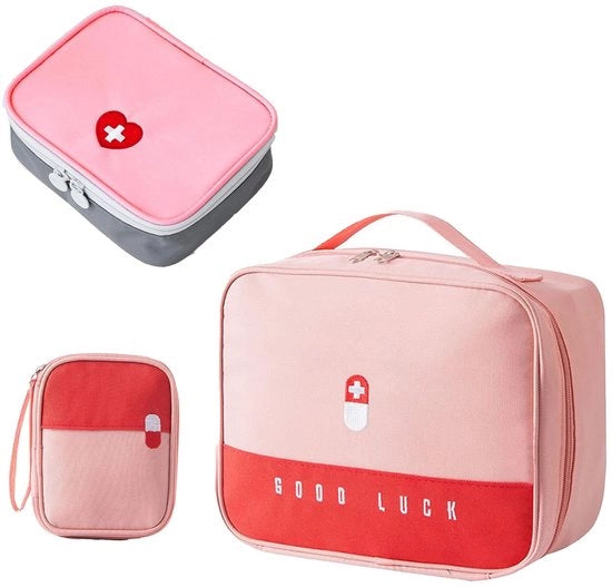 Zak di medicazione impermeabile - Tas di emergenza - Tas portatile - Grande capacità - Manico - Per uso domestico/travel
