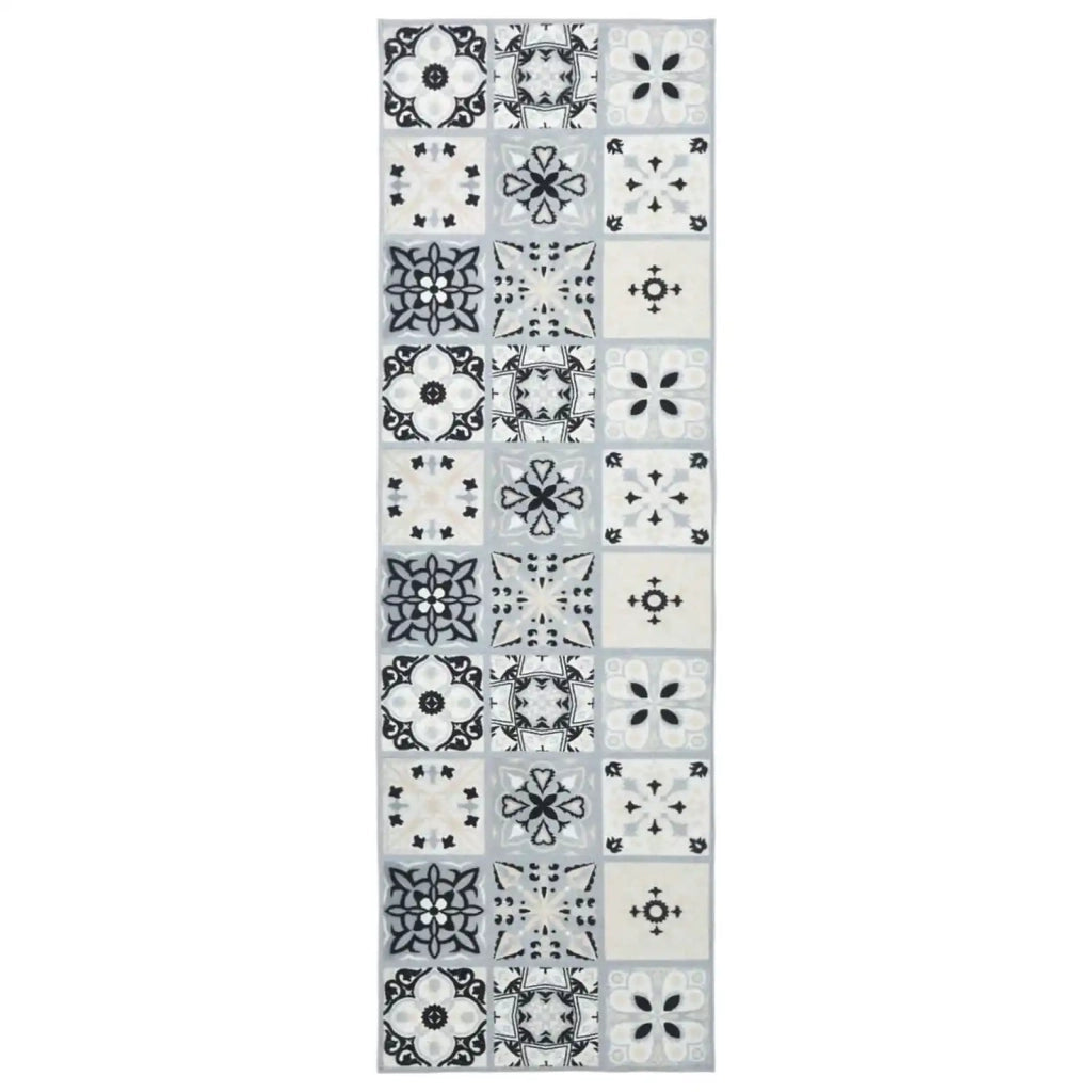 Runner Tappeto ORIZ 1150 gsm Grigio e Nero 42045399