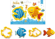 Set di decorazione per biscotti con forma di pesce (2 pezzi)