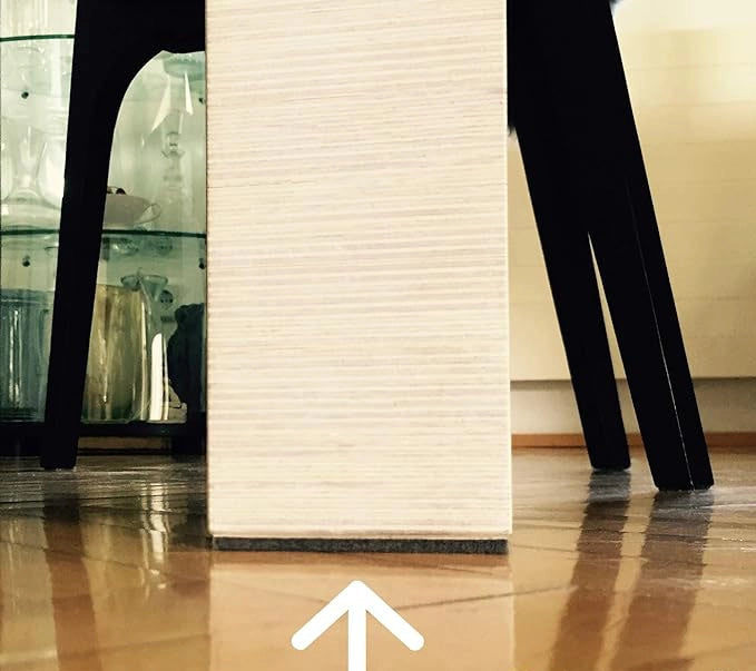 FELTRINI RETTANGOLARI  50x100 mm - Bianco - Blister 1 pezzo