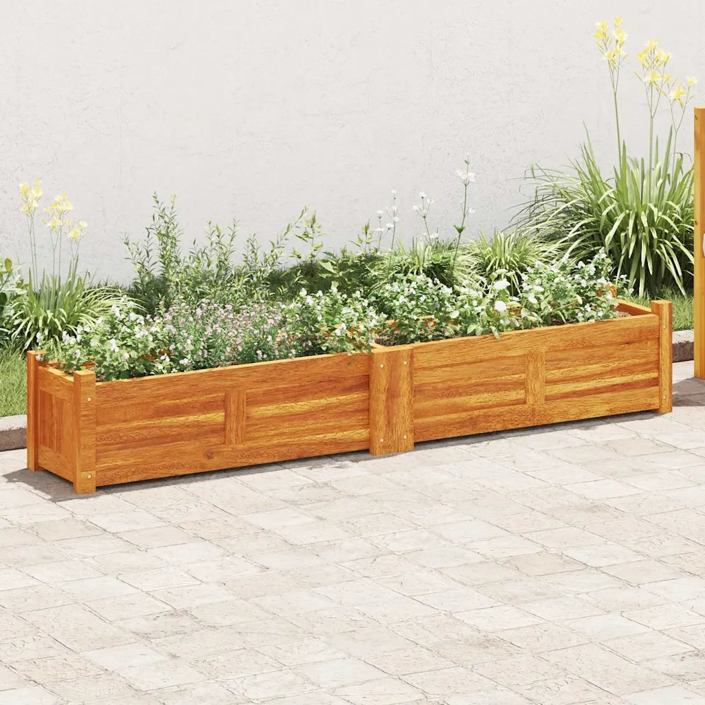 Letto Rialzato da Giardino in Legno di Acacia 150x30x25 cm 42567