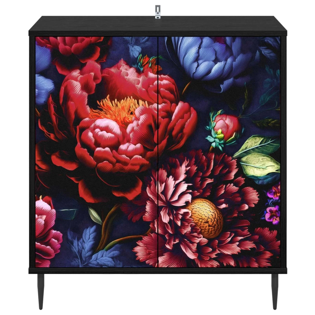 Credenza KIEL Rovere Nero 69 x 33 x 76 cm Legno ingegnerizzato 8006943